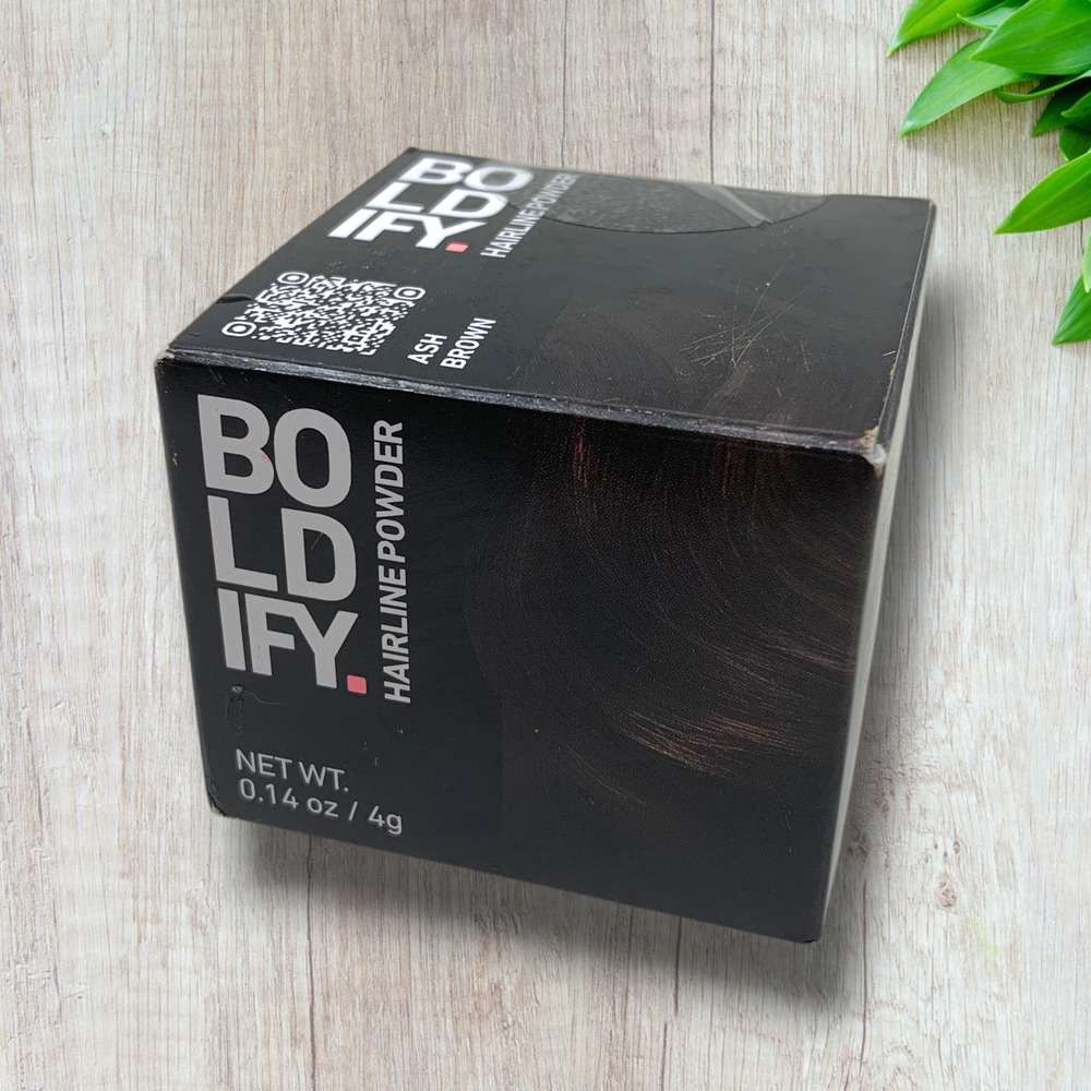 Boldify Hairline Powder Ash Brown 0.14 oz 4g Root Touch Up NEW Sealed Exp 12/27